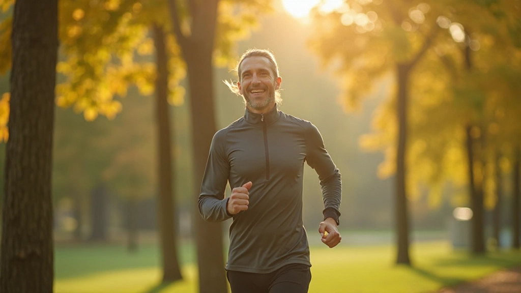 Osoba sa zúčastňuje telesného cvičenia na otvorenej vzduchu pre fyzické a duševné zdravie